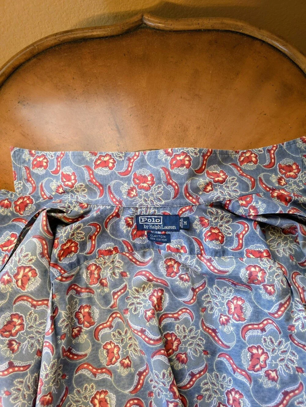 Polo by Ralph Lauren (M-L) Blue/Red Chilis